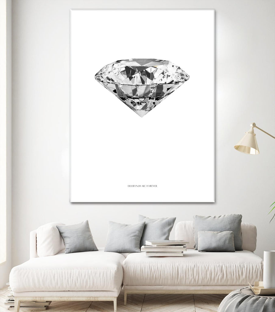Diamonds are Forever II by TypeLike on GIANT ART - multicolor floral/still life; novelty