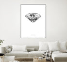 Diamonds are Forever II by TypeLike on GIANT ART - multicolor floral/still life; novelty