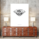 Diamonds are Forever II by TypeLike on GIANT ART - multicolor floral/still life; novelty