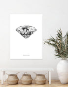 Diamonds are Forever II by TypeLike on GIANT ART - multicolor floral/still life; novelty