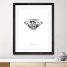 Diamonds are Forever II by TypeLike on GIANT ART - multicolor floral/still life; novelty