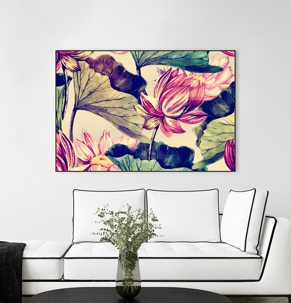 Water Lily by Incado on GIANT ART - multicolor floral/still life; design/type