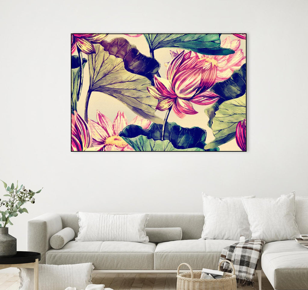 Water Lily by Incado on GIANT ART - multicolor floral/still life; design/type