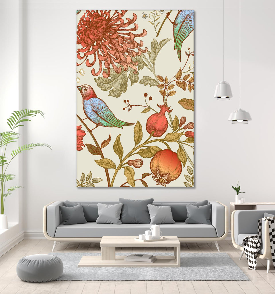 Nordic Victorian II by Incado on GIANT ART - multicolor floral/still life; design/type