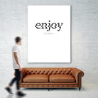 Enjoy by TypeLike on GIANT ART - multicolor design/type; inspirational