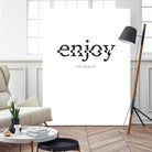 Enjoy by TypeLike on GIANT ART - multicolor design/type; inspirational