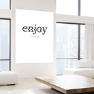 Enjoy by TypeLike on GIANT ART - multicolor design/type; inspirational