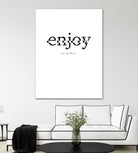 Enjoy by TypeLike on GIANT ART - multicolor design/type; inspirational