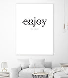 Enjoy by TypeLike on GIANT ART - multicolor design/type; inspirational