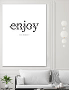 Enjoy by TypeLike on GIANT ART - multicolor design/type; inspirational