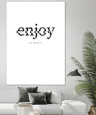 Enjoy by TypeLike on GIANT ART - multicolor design/type; inspirational