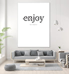 Enjoy by TypeLike on GIANT ART - multicolor design/type; inspirational