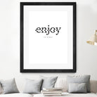 Enjoy by TypeLike on GIANT ART - multicolor design/type; inspirational