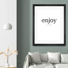 Enjoy by TypeLike on GIANT ART - multicolor design/type; inspirational