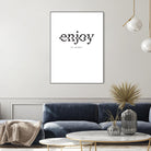 Enjoy by TypeLike on GIANT ART - multicolor design/type; inspirational
