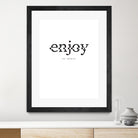 Enjoy by TypeLike on GIANT ART - multicolor design/type; inspirational