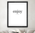 Enjoy by TypeLike on GIANT ART - multicolor design/type; inspirational
