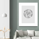 Feather Circle by Incado on GIANT ART - multicolor floral/still life