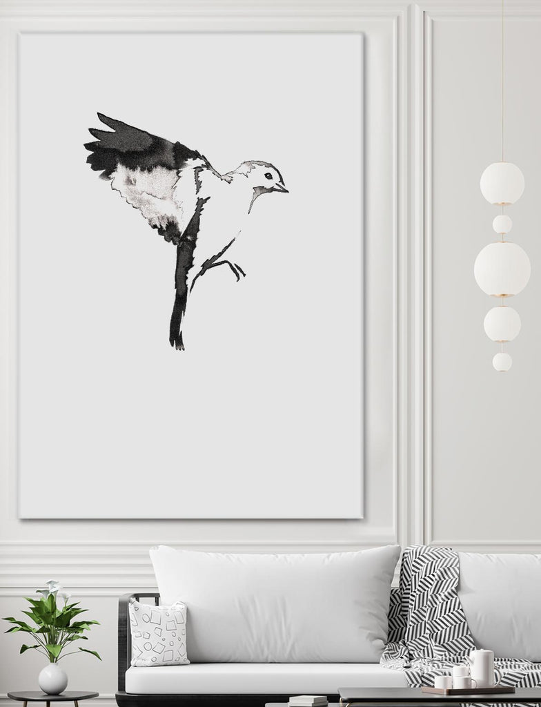 Oiseau volant I par Incado sur GIANT ART - animaux multicolores