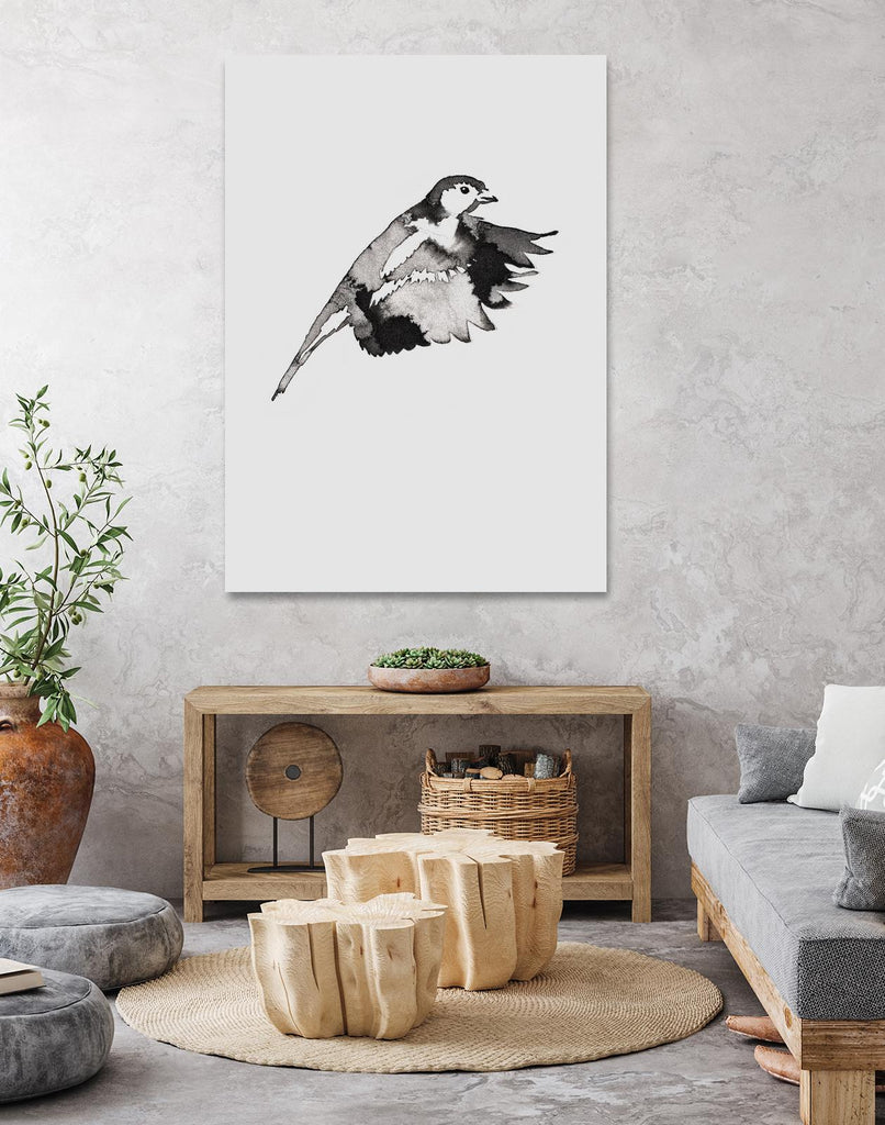 Oiseau volant II par Incado sur GIANT ART - animaux multicolores