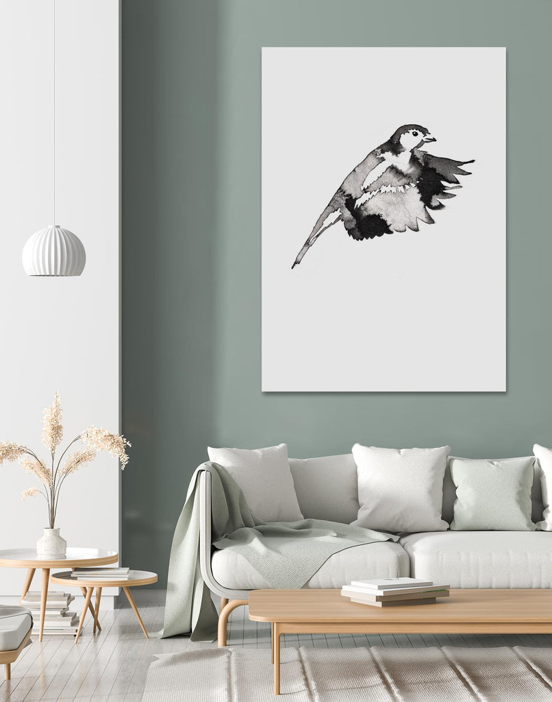 Flying Bird II by Incado on GIANT ART - multicolor animals