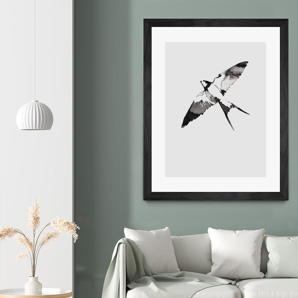 Flying Bird III by Incado on GIANT ART - multicolor animals