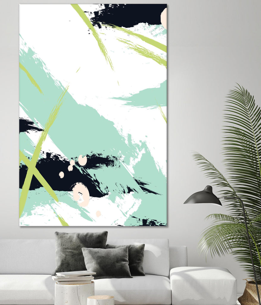 Turquoise by Incado on GIANT ART - multicolor abstracts; contemporary