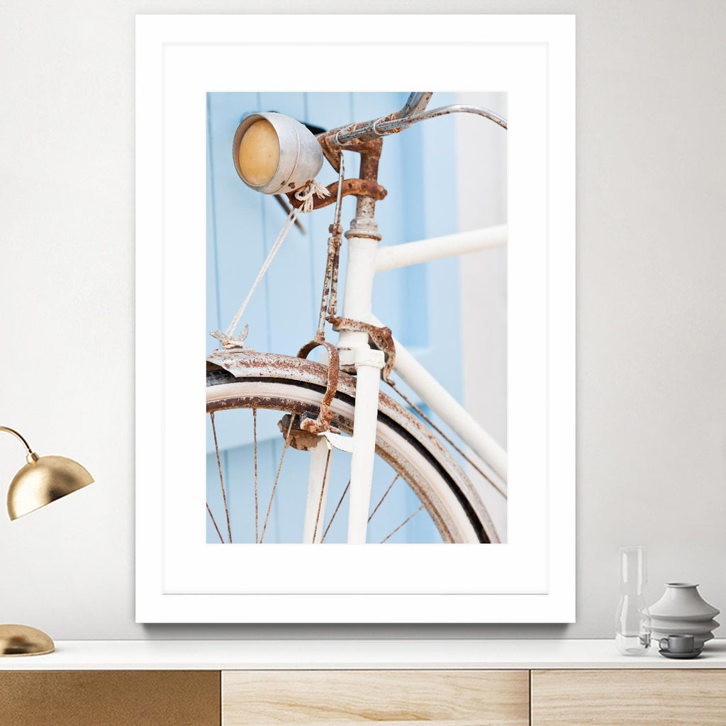 Old Bike by PhotoINC Studio on GIANT ART - multicolor photography; floral/still life