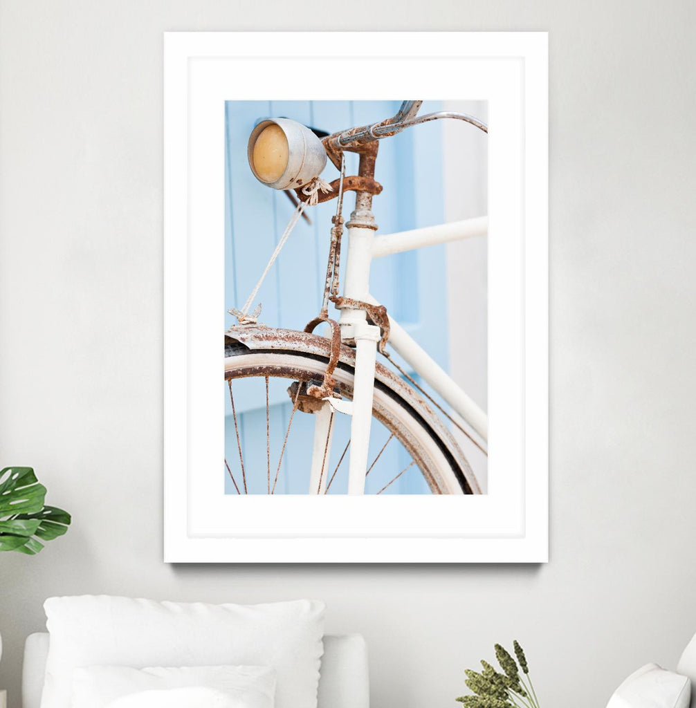 Old Bike by PhotoINC Studio on GIANT ART - multicolor photography; floral/still life