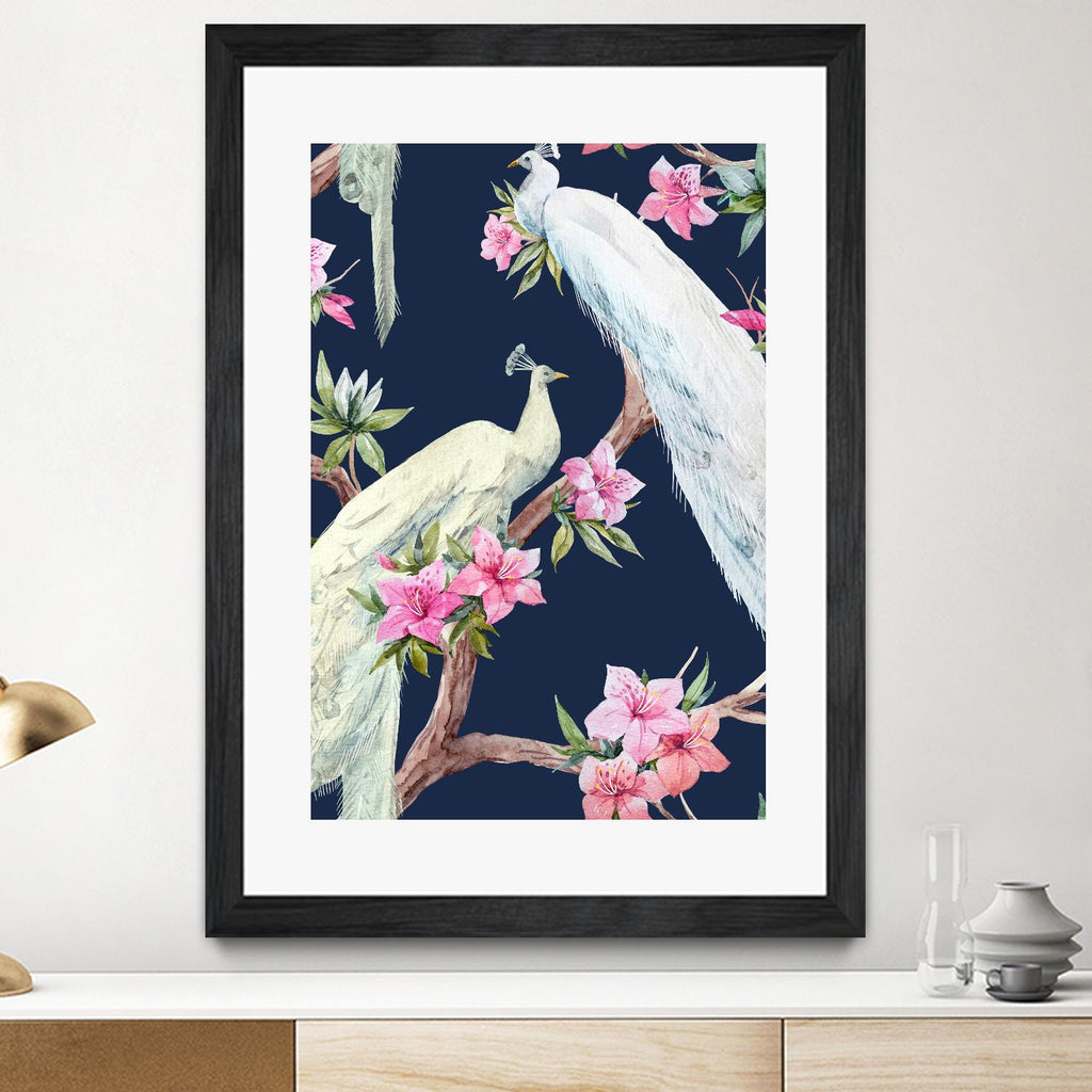Oiseaux du Paradis II par Incado sur GIANT ART - animaux multicolores