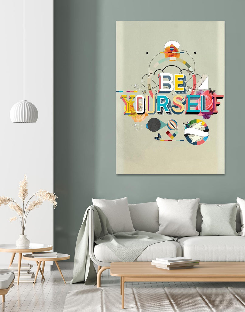 Be Yourself by Kavan & Company on GIANT ART - multi inspirational, novelty, design/type, illustration, typography