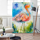 Pretty in Pink No. 2 by Hilma Koelman on GIANT ART - multicolor animals; contemporary