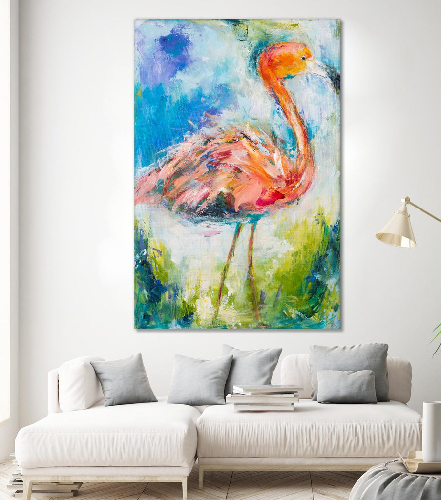 Pretty in Pink No. 2 by Hilma Koelman on GIANT ART - multicolor animals; contemporary