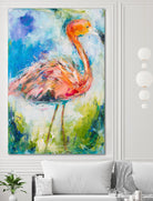 Pretty in Pink No. 2 by Hilma Koelman on GIANT ART - multicolor animals; contemporary