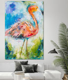 Pretty in Pink No. 2 by Hilma Koelman on GIANT ART - multicolor animals; contemporary