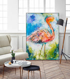 Pretty in Pink No. 2 by Hilma Koelman on GIANT ART - multicolor animals; contemporary