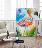 Pretty in Pink No. 2 by Hilma Koelman on GIANT ART - multicolor animals; contemporary