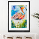Pretty in Pink No. 2 by Hilma Koelman on GIANT ART - multicolor animals; contemporary