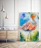 Pretty in Pink No. 2 by Hilma Koelman on GIANT ART - multicolor animals; contemporary