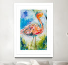 Pretty in Pink No. 2 by Hilma Koelman on GIANT ART - multicolor animals; contemporary