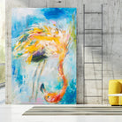 Pretty in Pink No. 3 by Hilma Koelman on GIANT ART - multicolor animals; contemporary