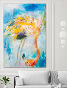 Pretty in Pink No. 3 by Hilma Koelman on GIANT ART - multicolor animals; contemporary