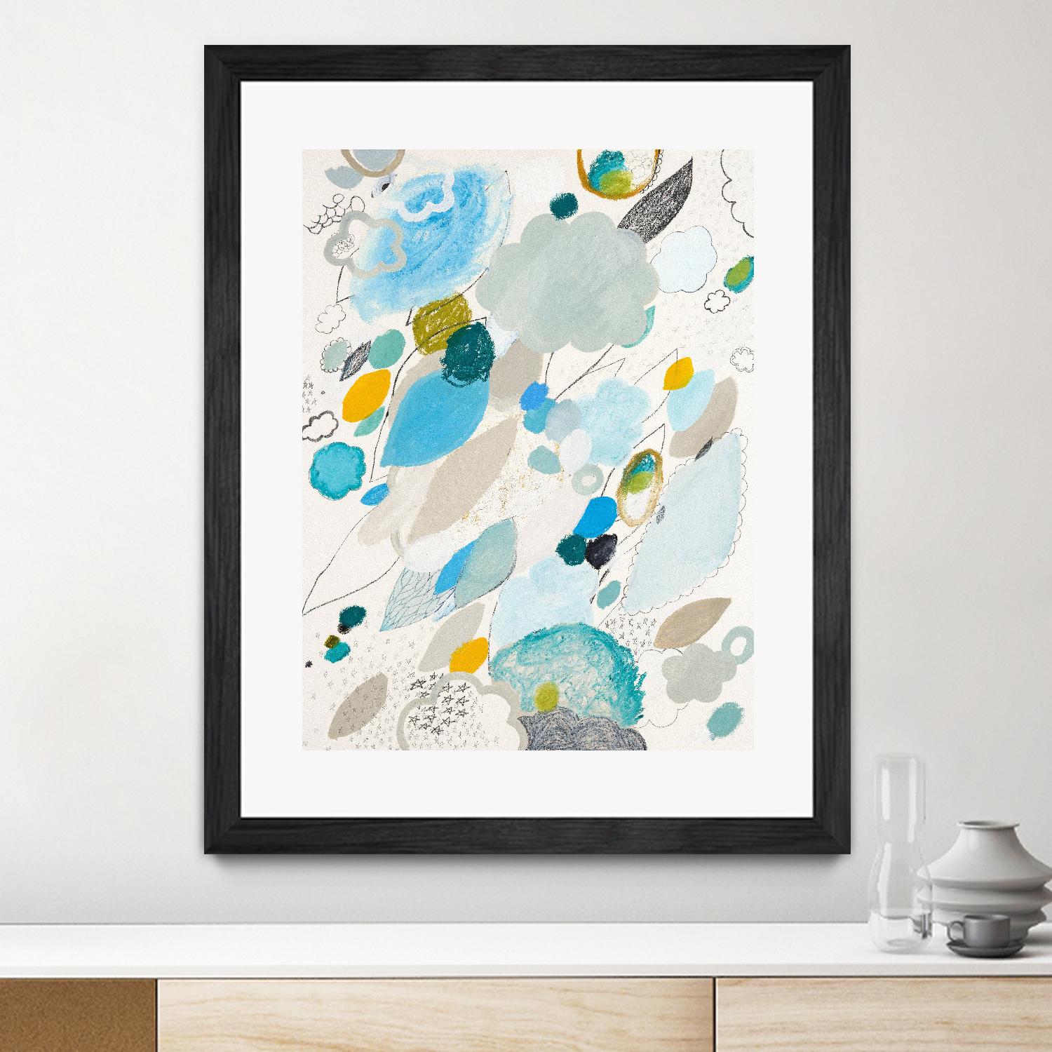 Blue Lightening by Maggie Kleinpeter on GIANT ART - multicolor abstracts; contemporary