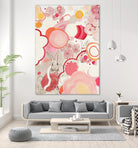 Funny Bunnies Come To The Party by Maggie Kleinpeter on GIANT ART - multicolor abstracts; contemporary