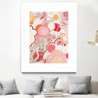 Funny Bunnies Come To The Party by Maggie Kleinpeter on GIANT ART - multicolor abstracts; contemporary