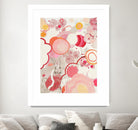 Funny Bunnies Come To The Party by Maggie Kleinpeter on GIANT ART - multicolor abstracts; contemporary