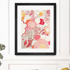 Funny Bunnies Come To The Party by Maggie Kleinpeter on GIANT ART - multicolor abstracts; contemporary