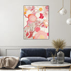 Funny Bunnies Come To The Party by Maggie Kleinpeter on GIANT ART - multicolor abstracts; contemporary