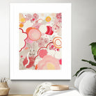 Funny Bunnies Come To The Party by Maggie Kleinpeter on GIANT ART - multicolor abstracts; contemporary