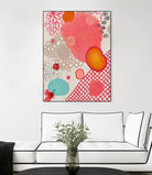 Pink Dragon Bubblegum by Maggie Kleinpeter on GIANT ART - multicolor abstracts; contemporary